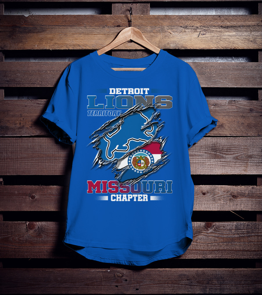 Detroit Lions Territory Missouri Chapter T-Shirt