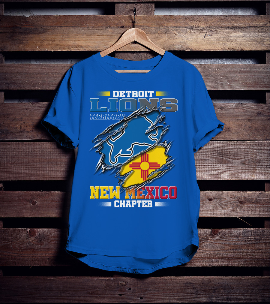 Detroit Lions Territory New Mexico Chapter T-Shirt