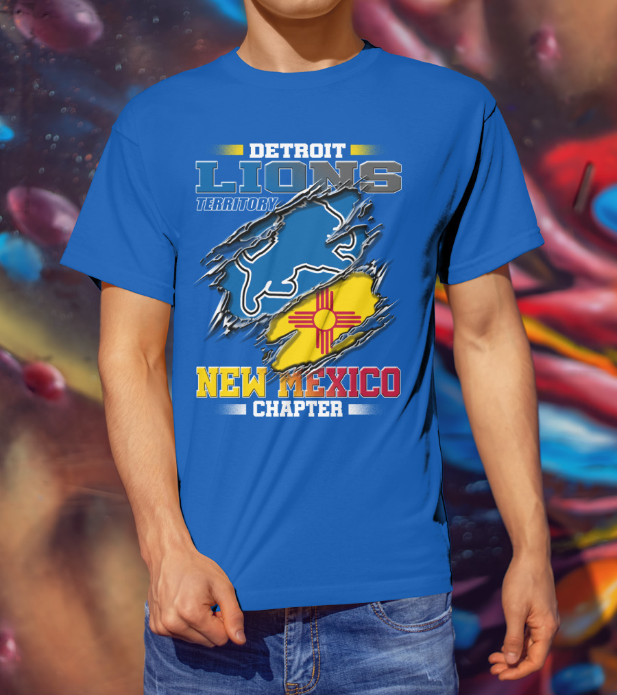 Detroit Lions Territory New Mexico Chapter T-Shirt