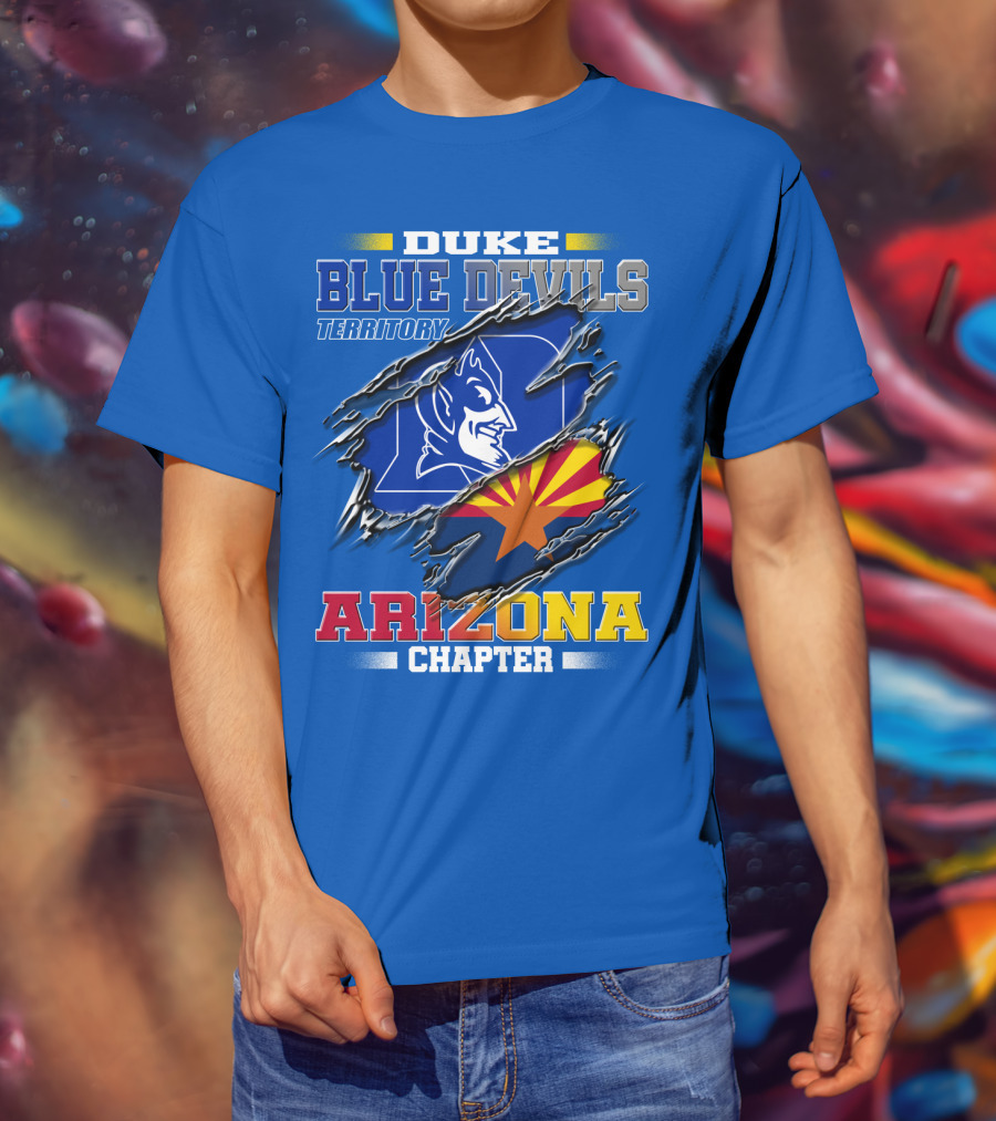 Duke Blue Devils Territory Arizona Chapter T-Shirt