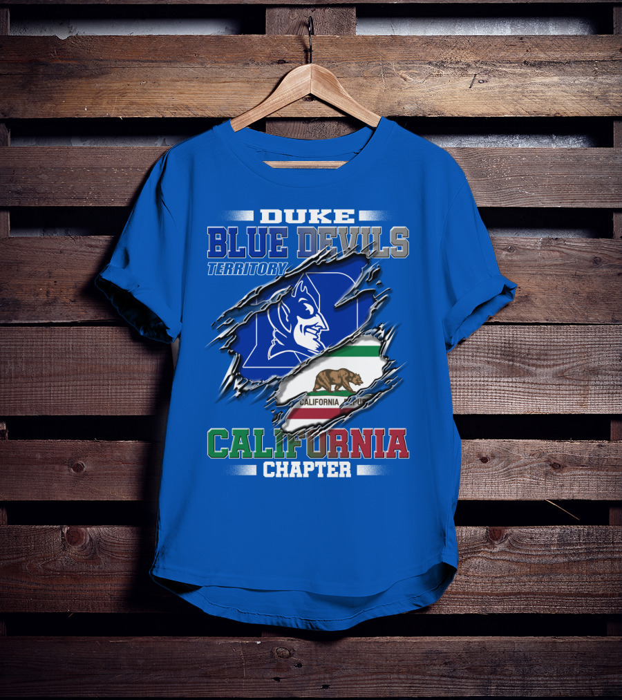 Duke Blue Devils Territory California Chapter T-Shirt