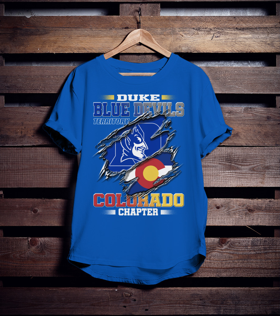 Duke Blue Devils Territory Colorado Chapter T-Shirt