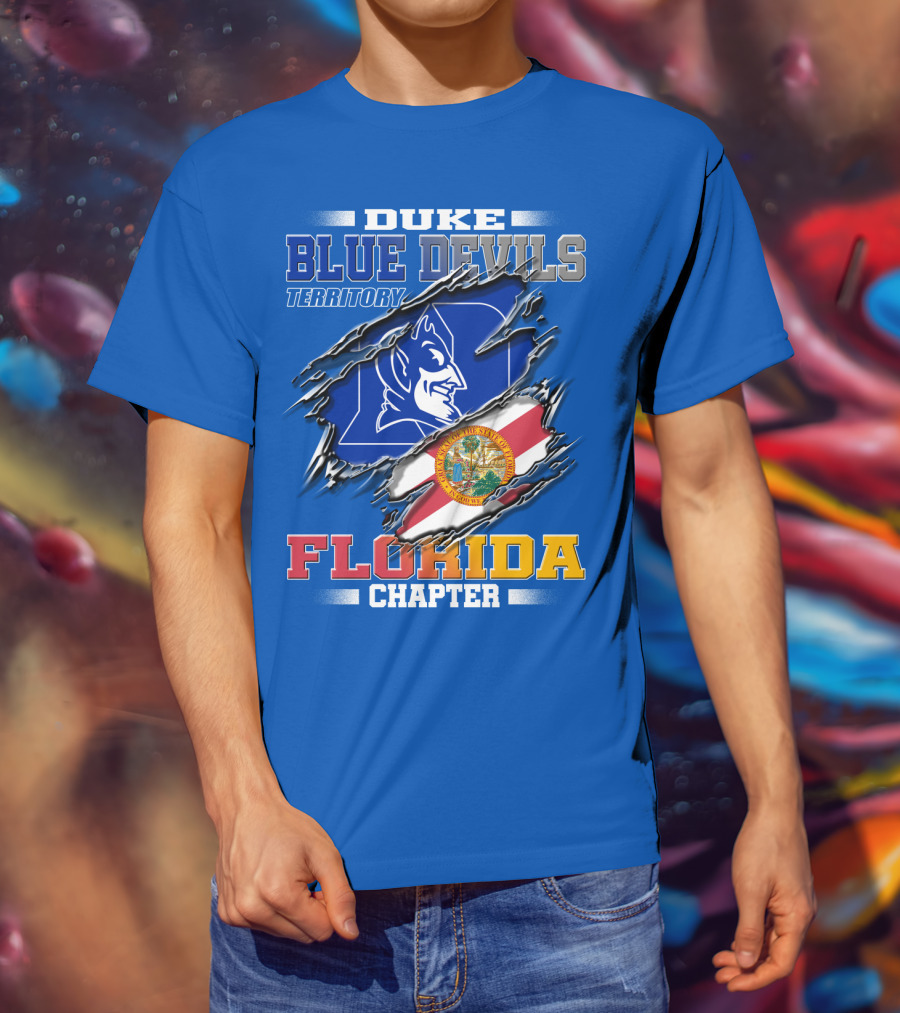Duke Blue Devils Territory Florida Chapter T-Shirt