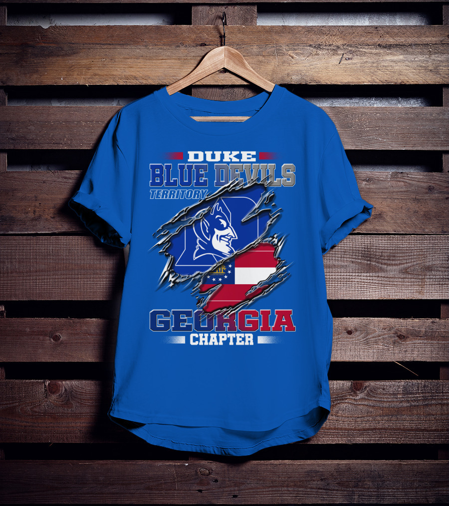 Duke Blue Devils Territory Georgia Chapter T-Shirt