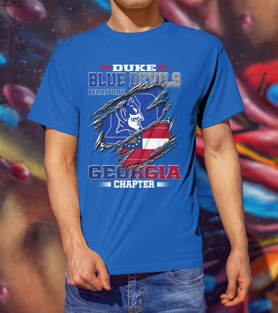 Duke Blue Devils Territory Georgia Chapter T-Shirt