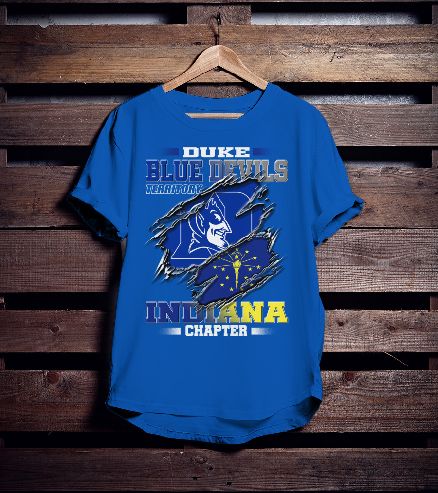 Duke Blue Devils Territory Indiana Chapter T-Shirt