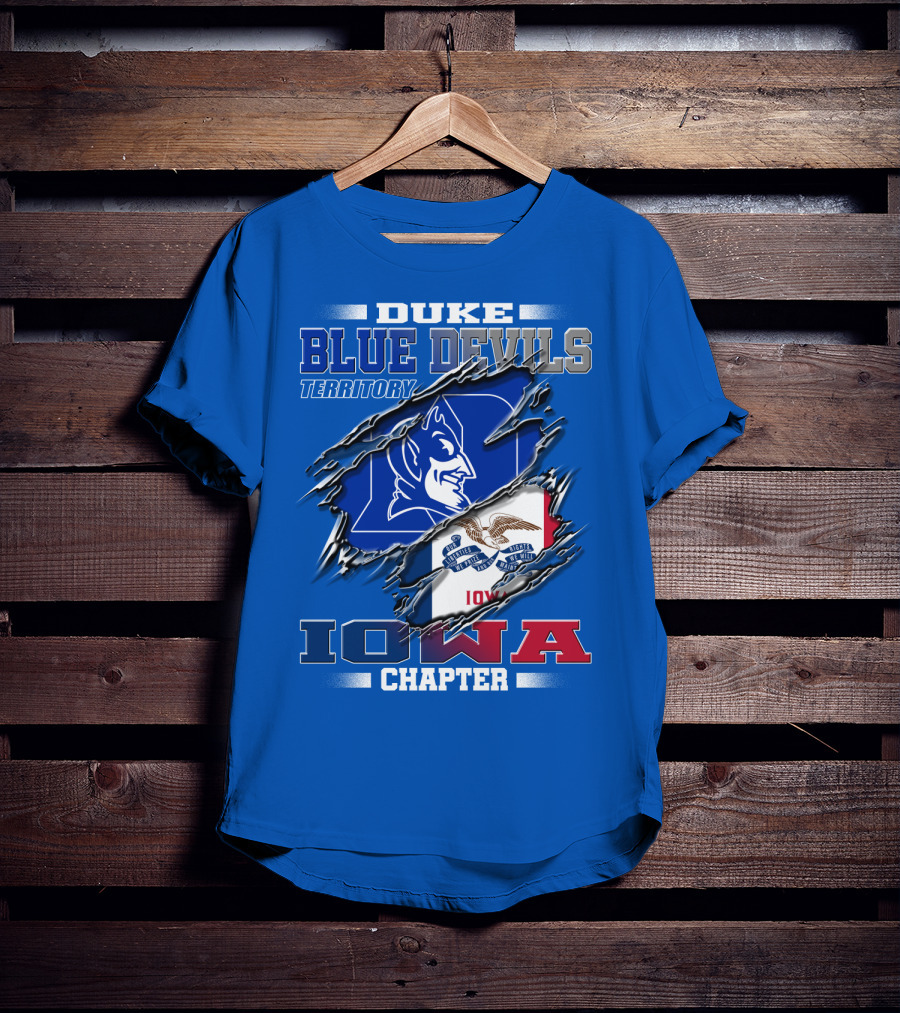 DUKE Blue Devils Territory Iowa Chapter T-Shirt