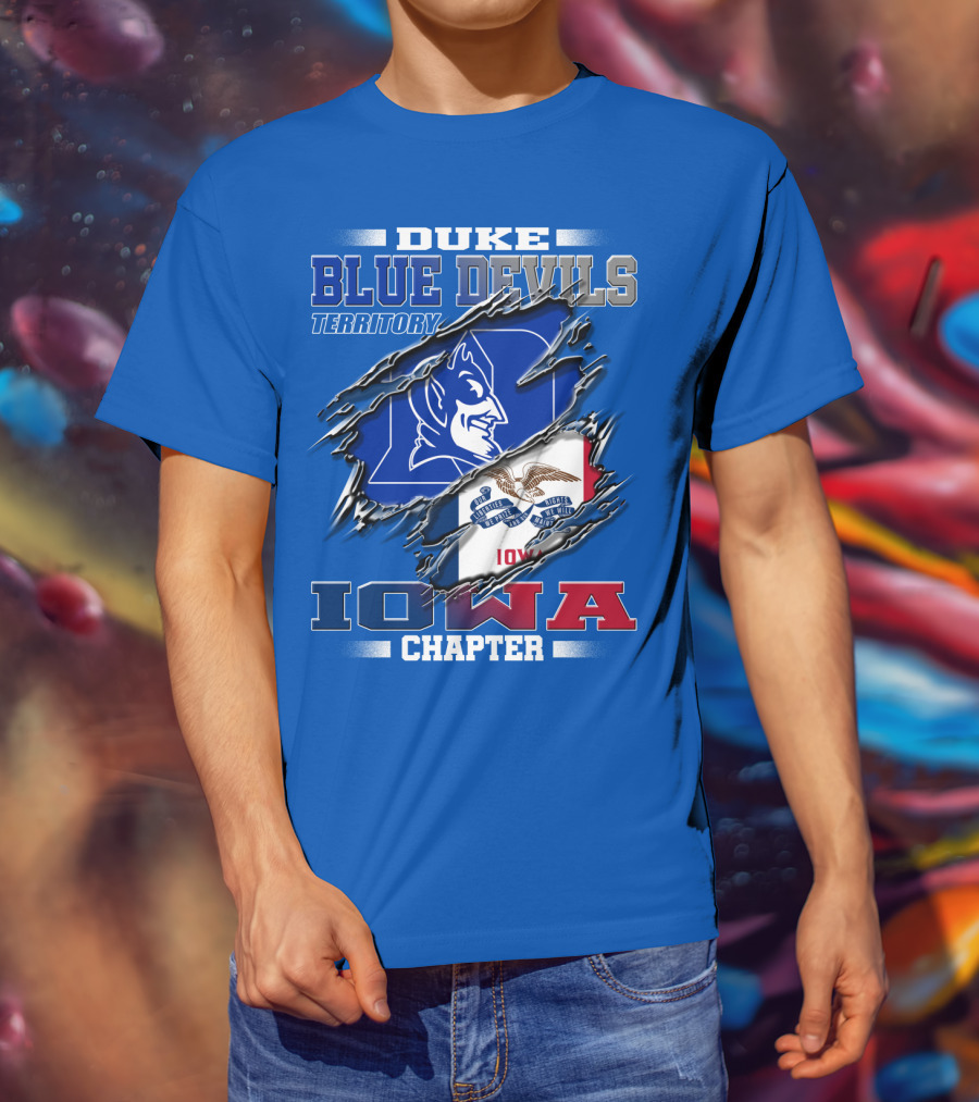 DUKE Blue Devils Territory Iowa Chapter T-Shirt