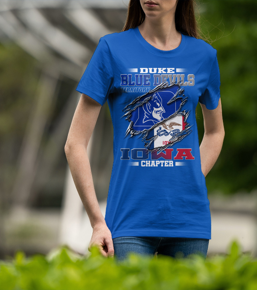 DUKE Blue Devils Territory Iowa Chapter T-Shirt