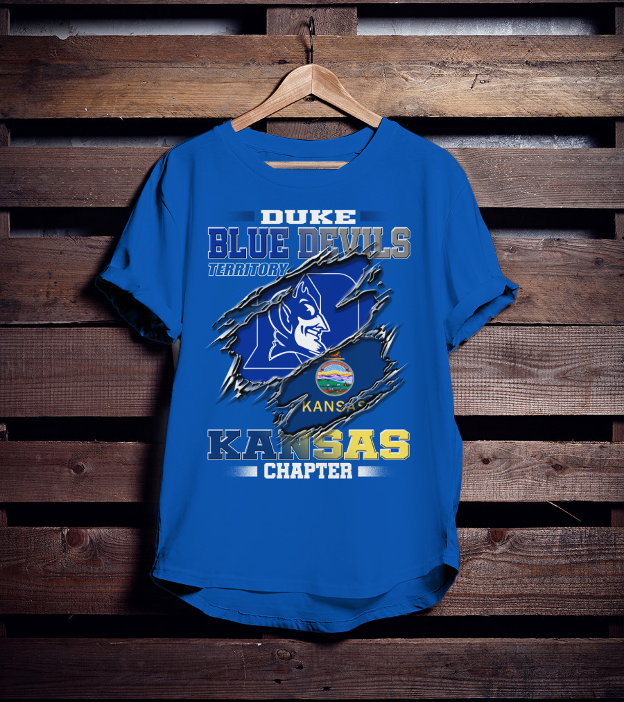 Duke Blue Devils Territory Kansas Chapter T-Shirt