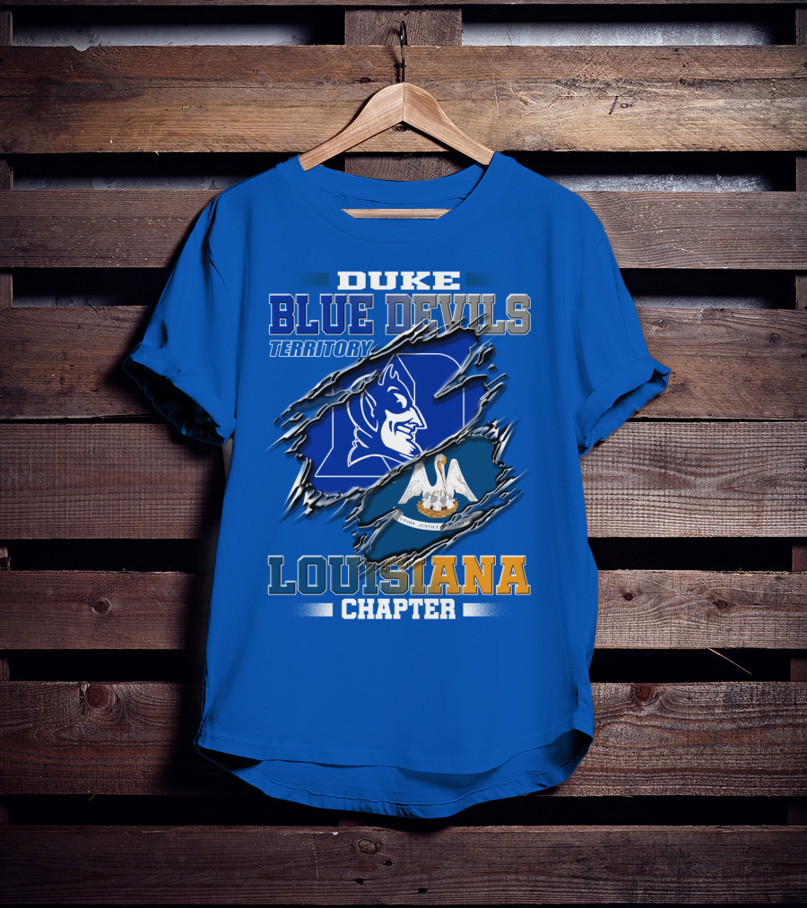 Duke Blue Devils Territory Louisiana Chapter T-Shirt