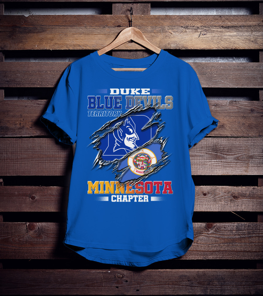 Duke Blue Devils Territory Minnesota Chapter T-Shirt