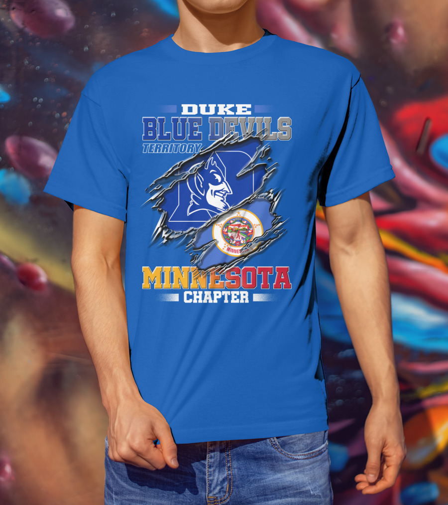 Duke Blue Devils Territory Minnesota Chapter T-Shirt