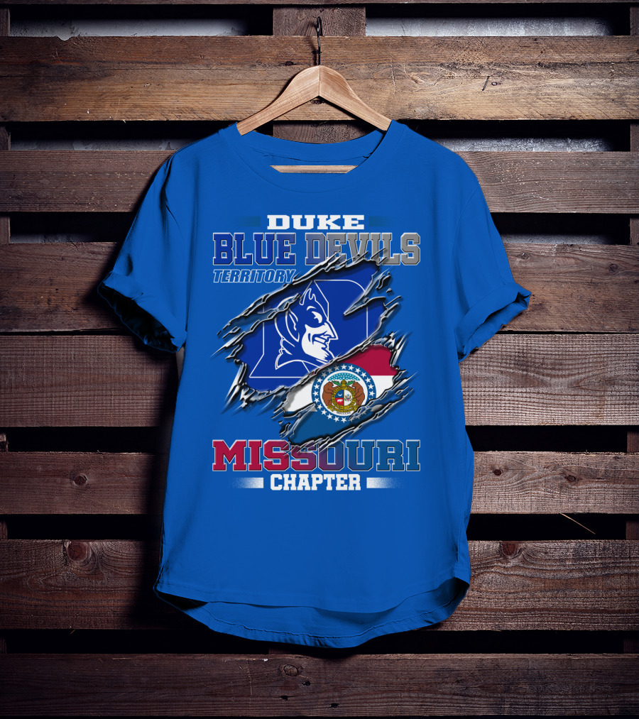 Duke Blue Devils Territory Missouri Chapter T-Shirt