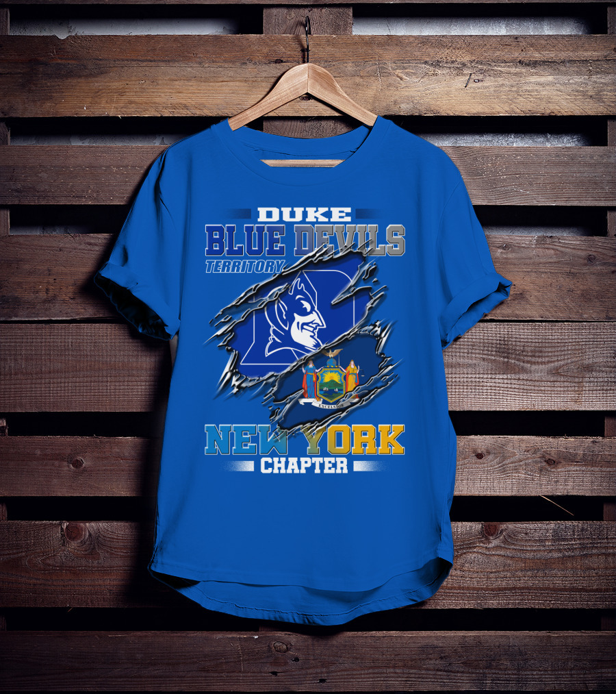 Duke Blue Devils Territory New York Chapter T-Shirt