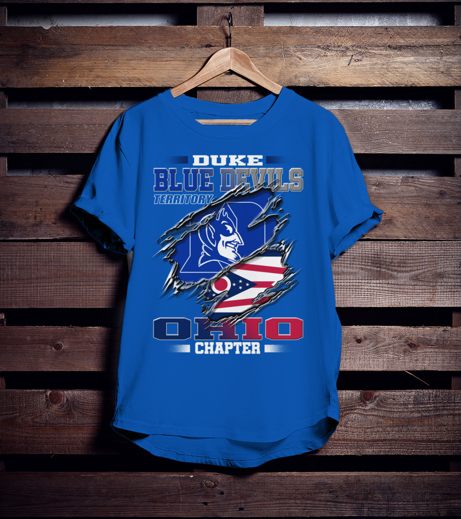 Duke Blue Devils Territory Ohio Chapter T-Shirt