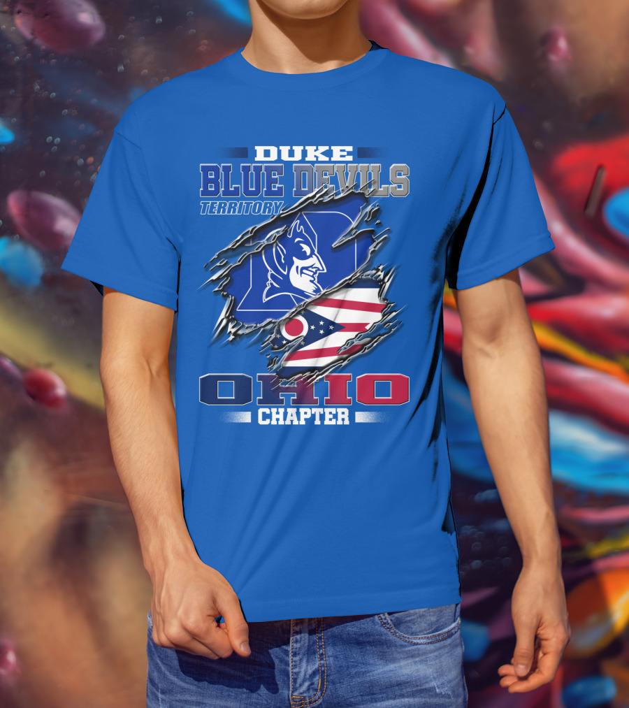 Duke Blue Devils Territory Ohio Chapter T-Shirt