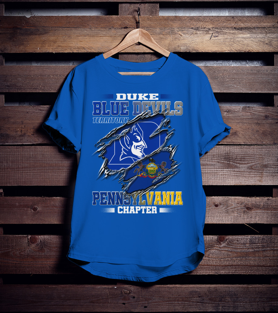 Duke Blue Devils Territory Pennsylvania Chapter T-Shirt