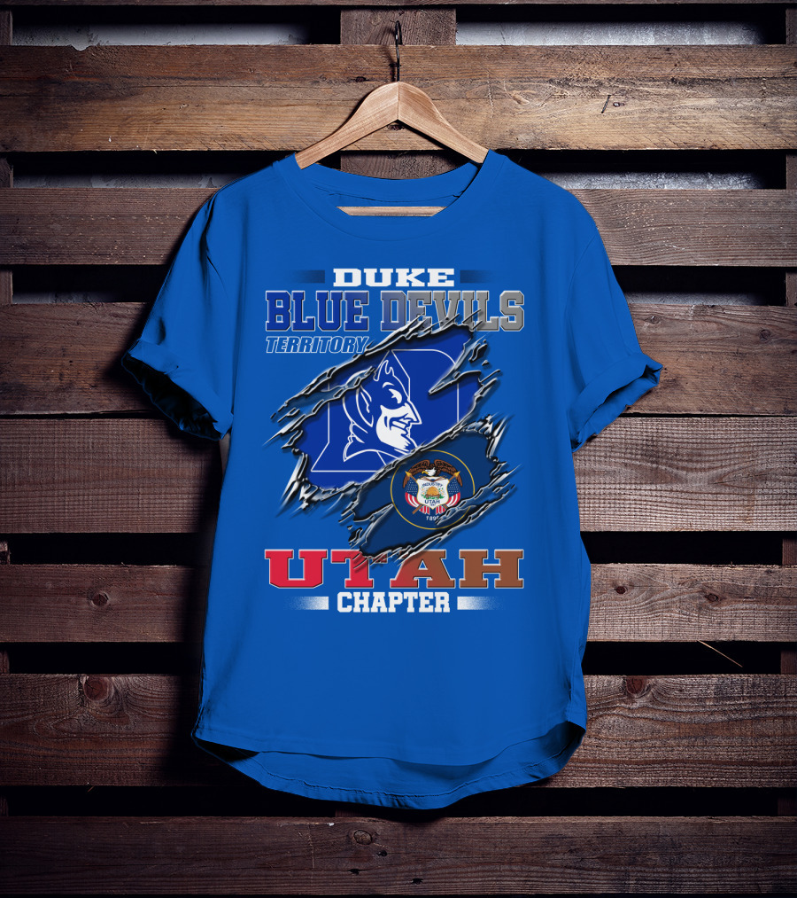 Duke Blue Devils Territory Utah Chapter T-Shirt