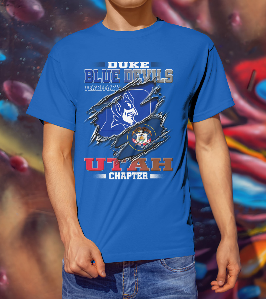Duke Blue Devils Territory Utah Chapter T-Shirt