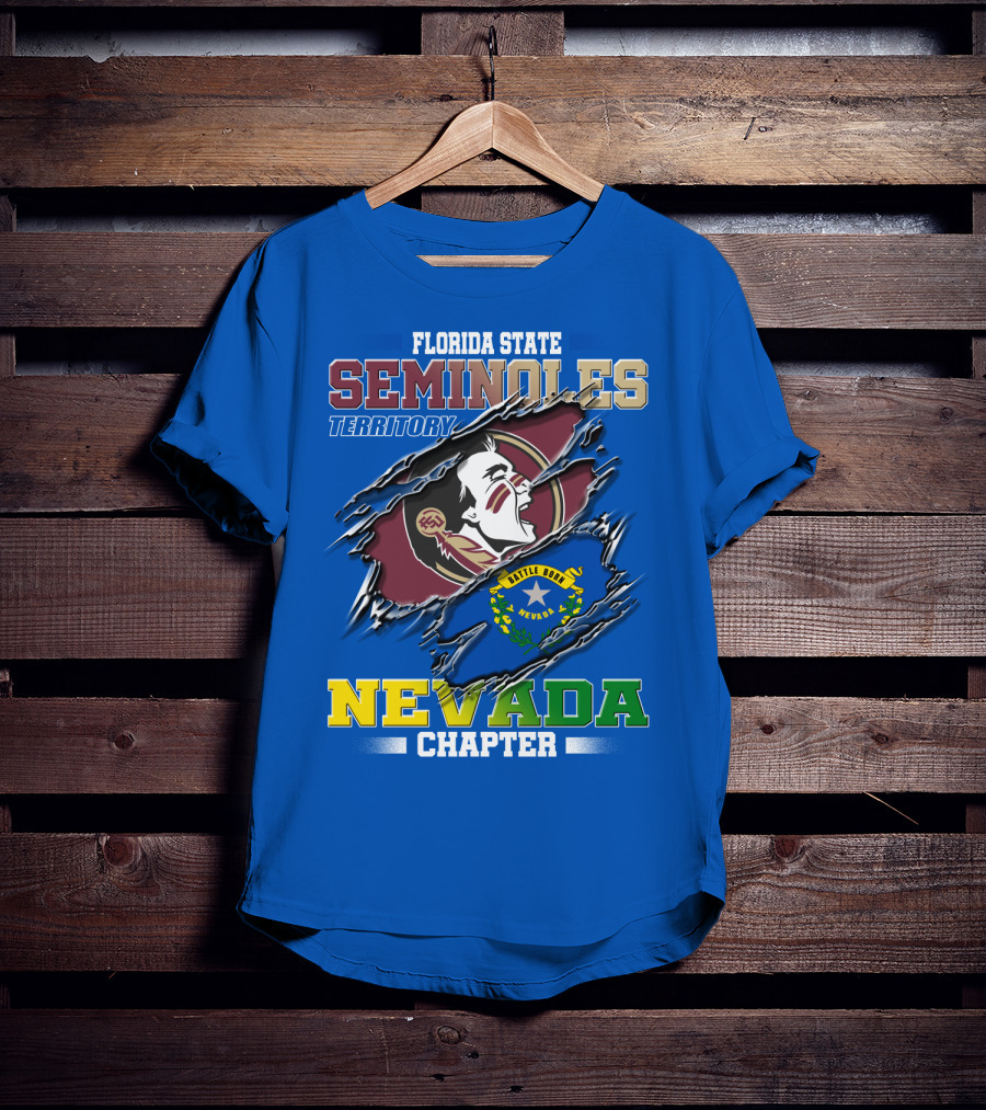 Florida State Seminoles Territory Nevada Chapter Little Honor State T-Shirt