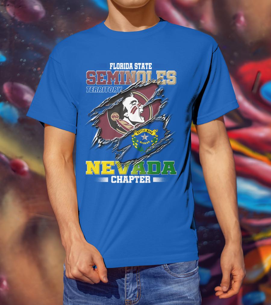 Florida State Seminoles Territory Nevada Chapter Little Honor State T-Shirt