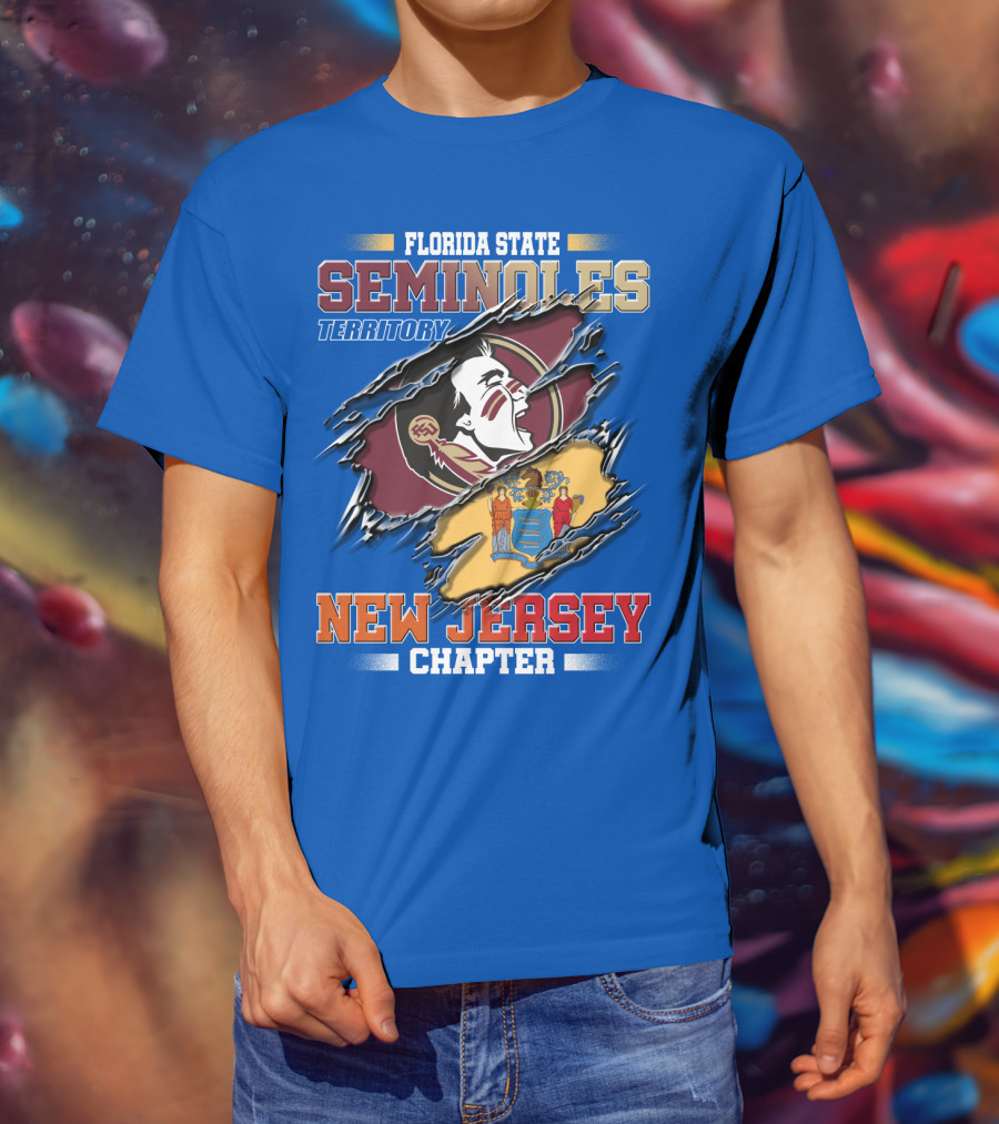 Florida State Seminoles Territory New Jersey Chapter T-Shirt