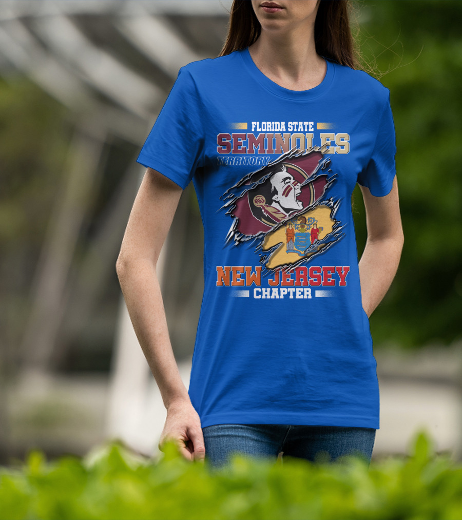 Florida State Seminoles Territory New Jersey Chapter T-Shirt