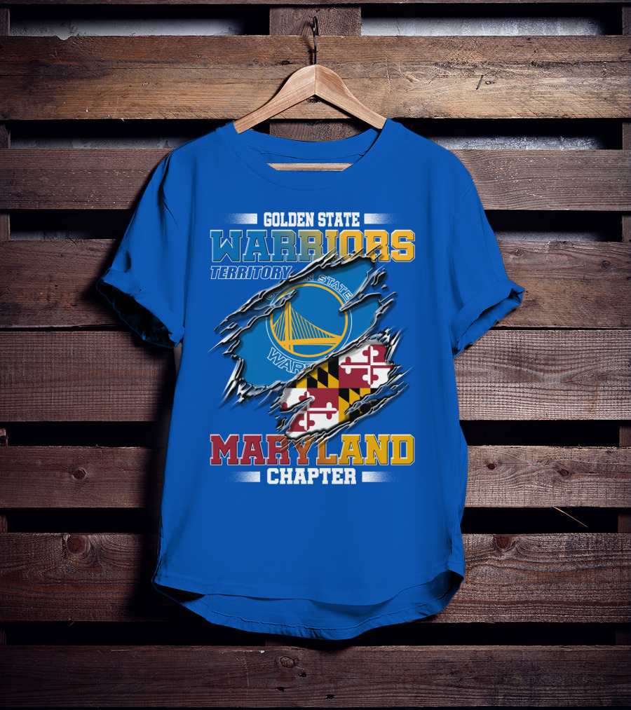 Golden State Warriors Territory Maryland Chapter T-Shirt