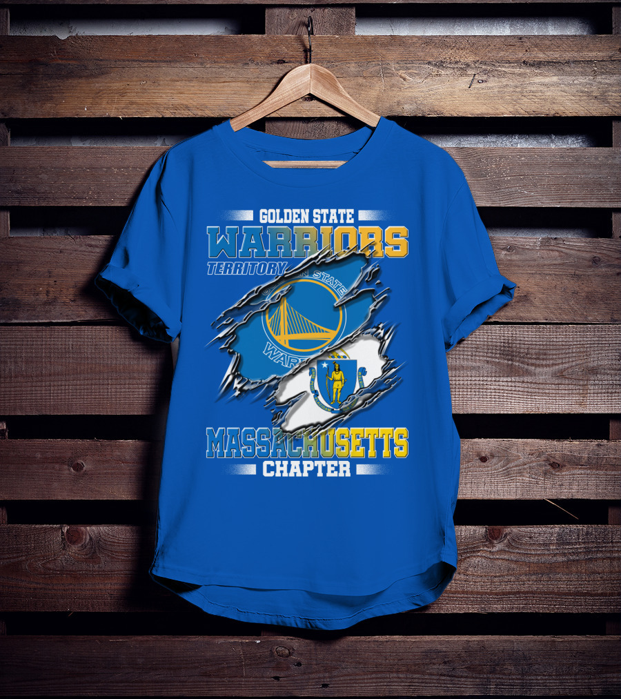 Golden State Warriors Territory Massachusetts Chapter T-Shirt