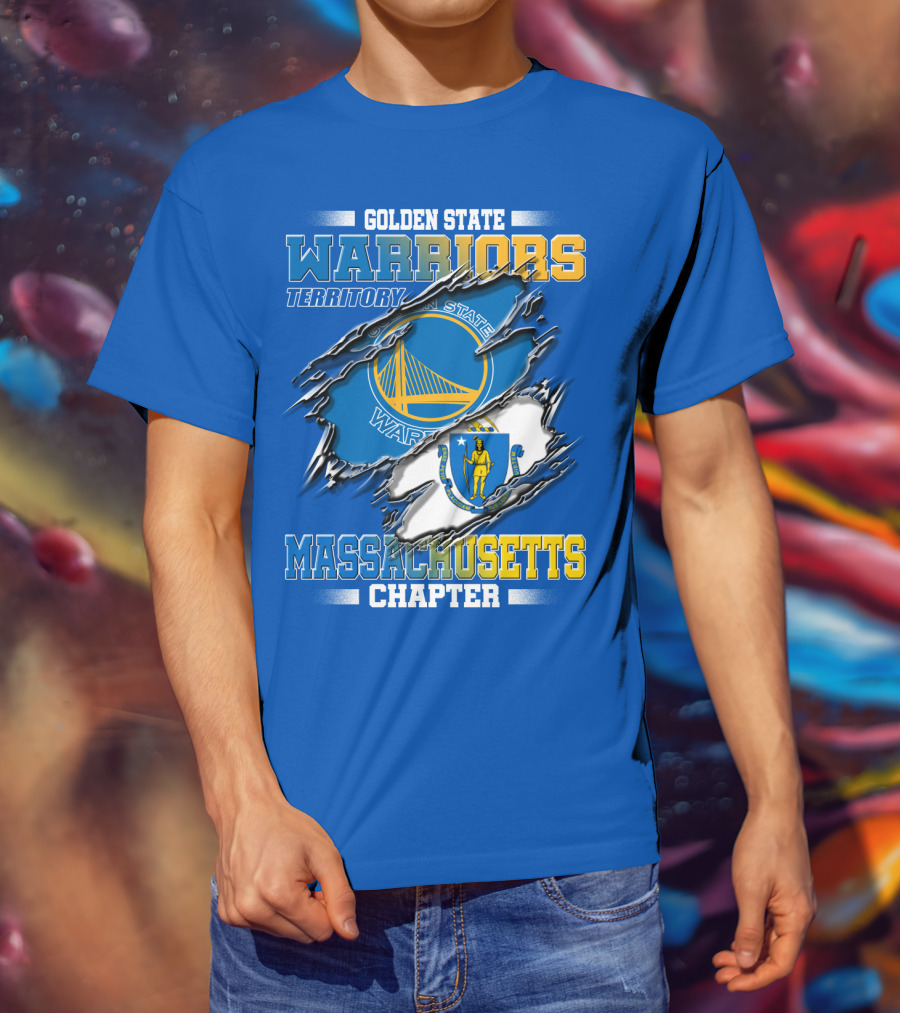 Golden State Warriors Territory Massachusetts Chapter T-Shirt