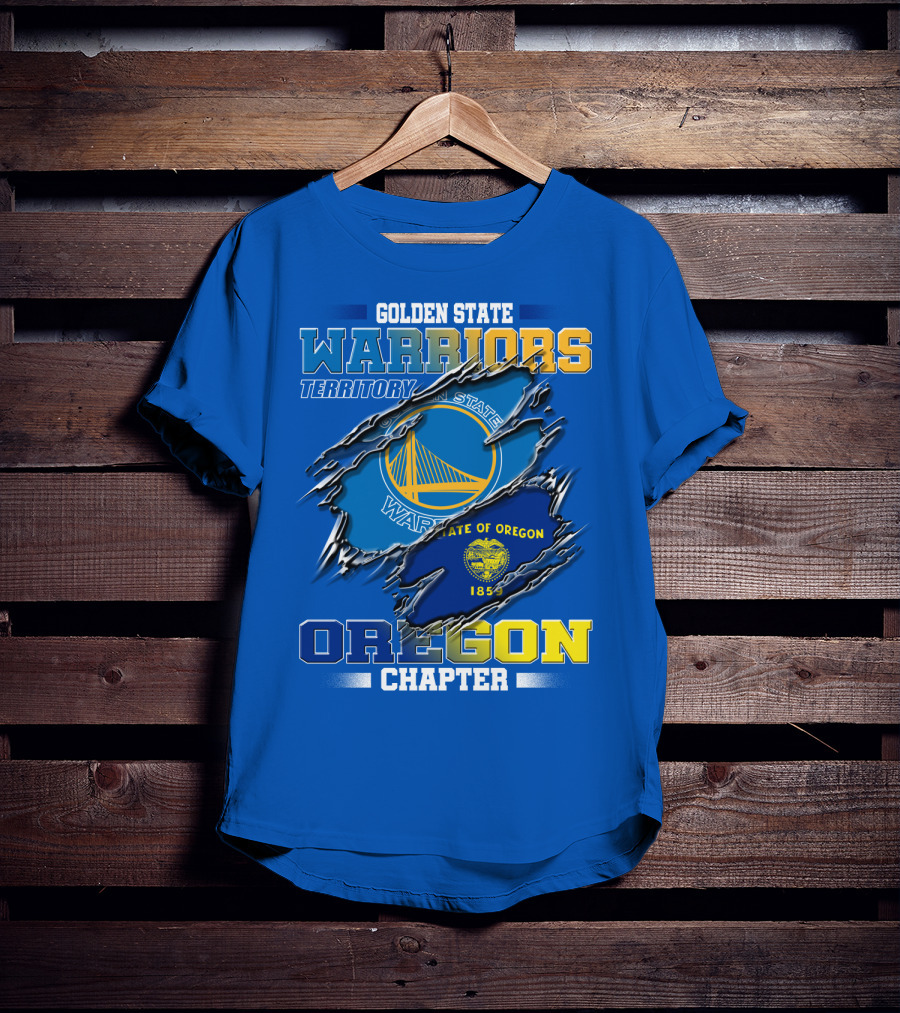 Golden State Warriors Territory State Of Oregon Chapter 1859 T-Shirt