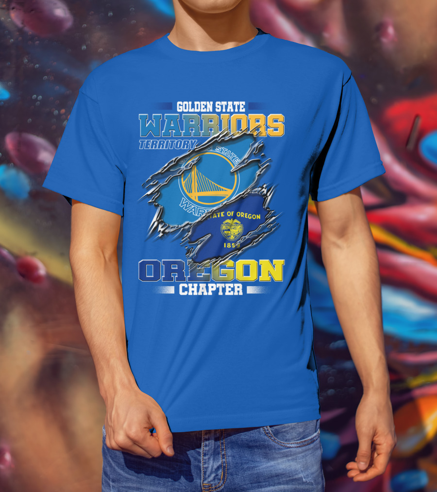 Golden State Warriors Territory State Of Oregon Chapter 1859 T-Shirt