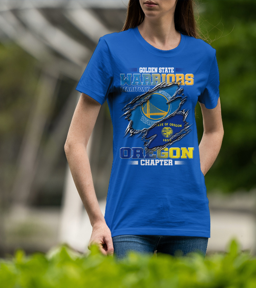 Golden State Warriors Territory State Of Oregon Chapter 1859 T-Shirt