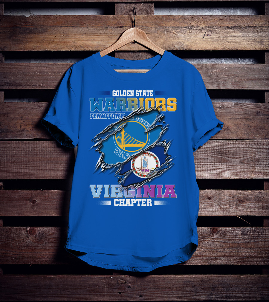 Golden State Warriors Territory Virginia Chapter T-Shirt