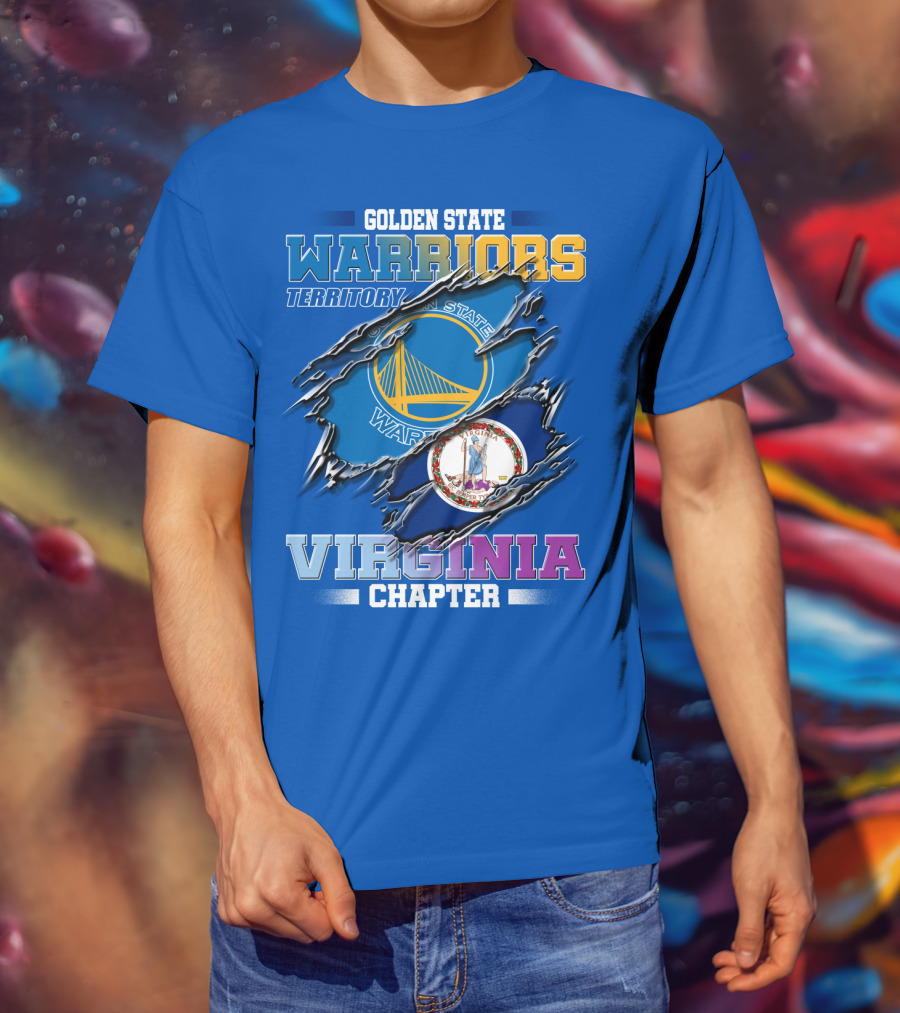 Golden State Warriors Territory Virginia Chapter T-Shirt