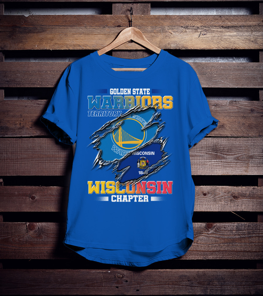 Golden State Warriors Territory Wisconsin Chapter T-Shirt