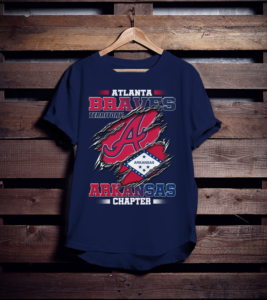 Atlanta Braves Territory Arkansas Chapter T-Shirt