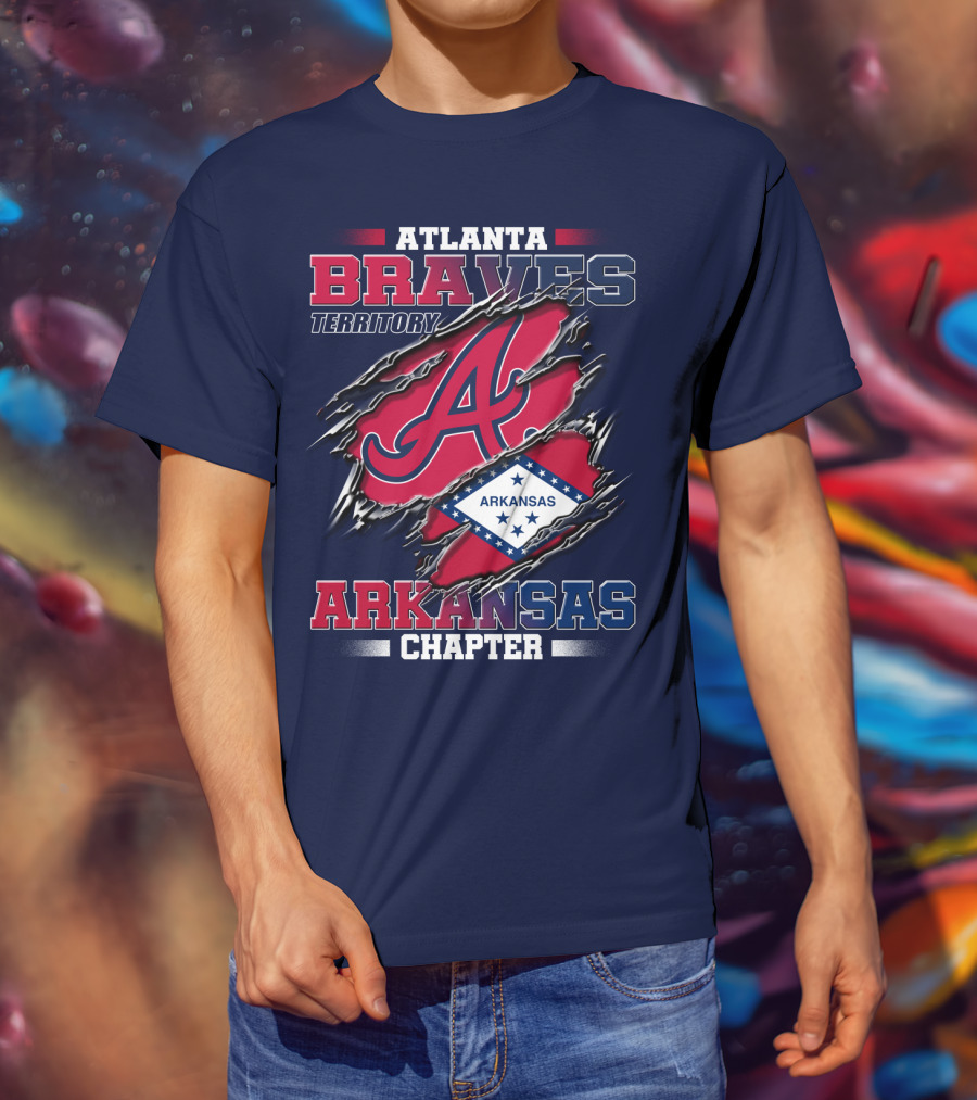 Atlanta Braves Territory Arkansas Chapter T-Shirt