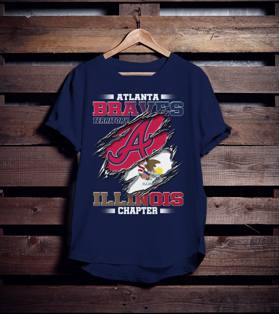 Atlanta Braves Territory Illinois Chapter T-Shirt