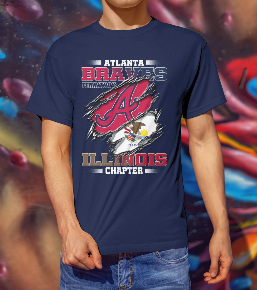 Atlanta Braves Territory Illinois Chapter T-Shirt