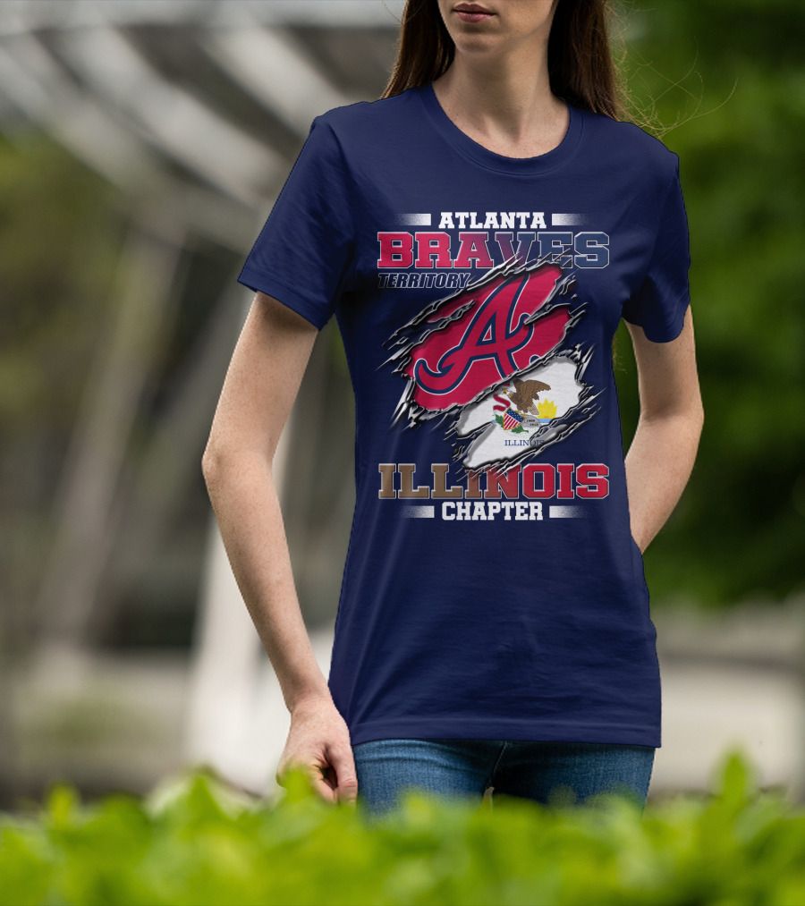 Atlanta Braves Territory Illinois Chapter T-Shirt