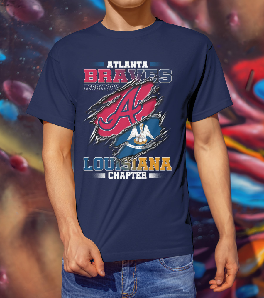 Atlanta Braves Territory Louisiana Chapter T-Shirt