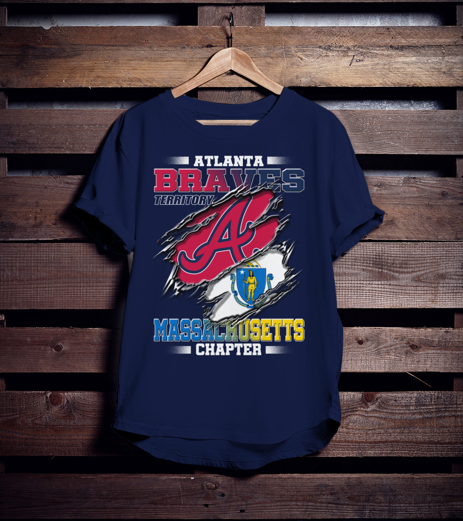 Atlanta Braves Territory Massachusetts Chapter T-Shirt