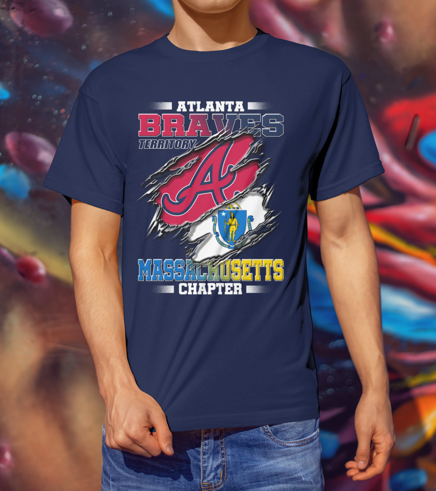 Atlanta Braves Territory Massachusetts Chapter T-Shirt