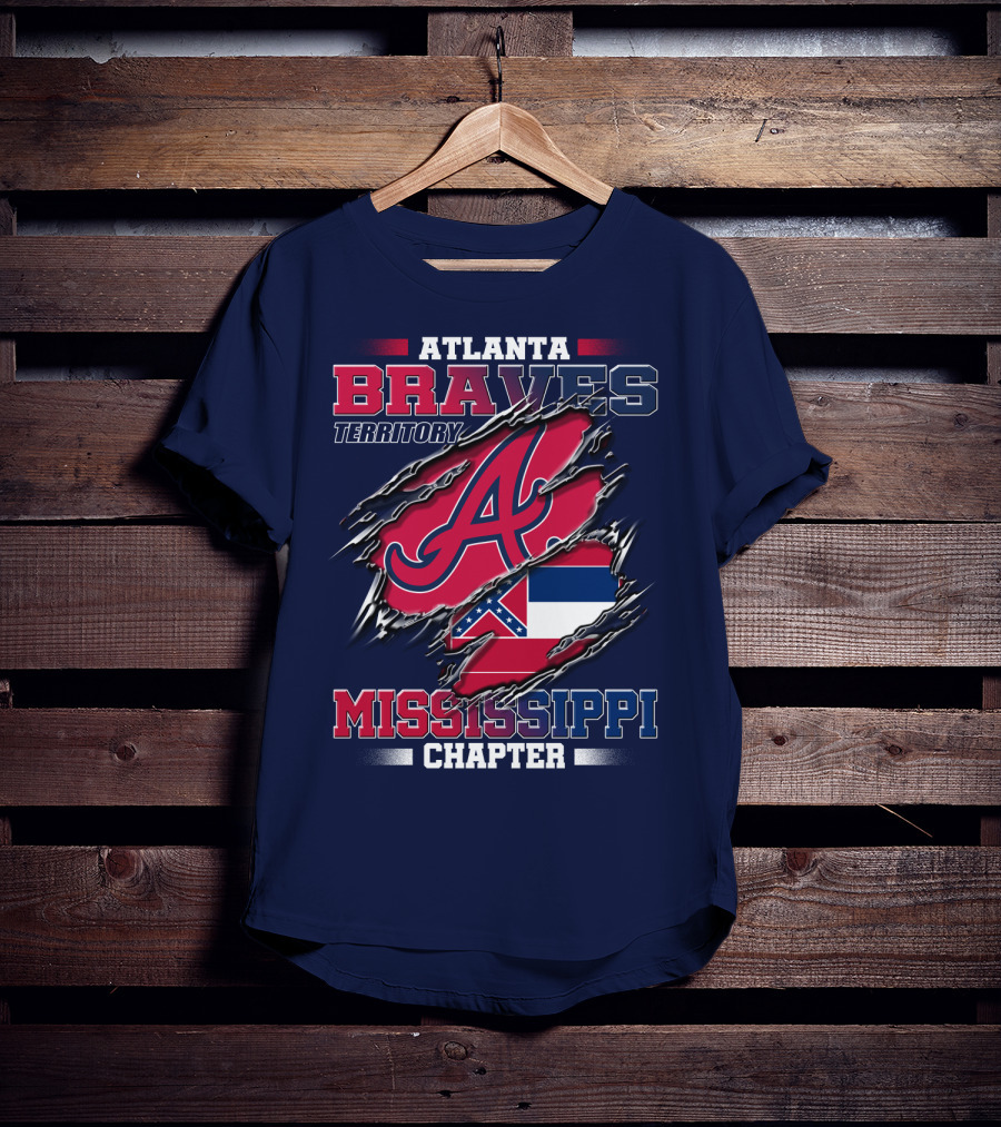 Atlanta Braves Territory Mississippi Chapter T-Shirt