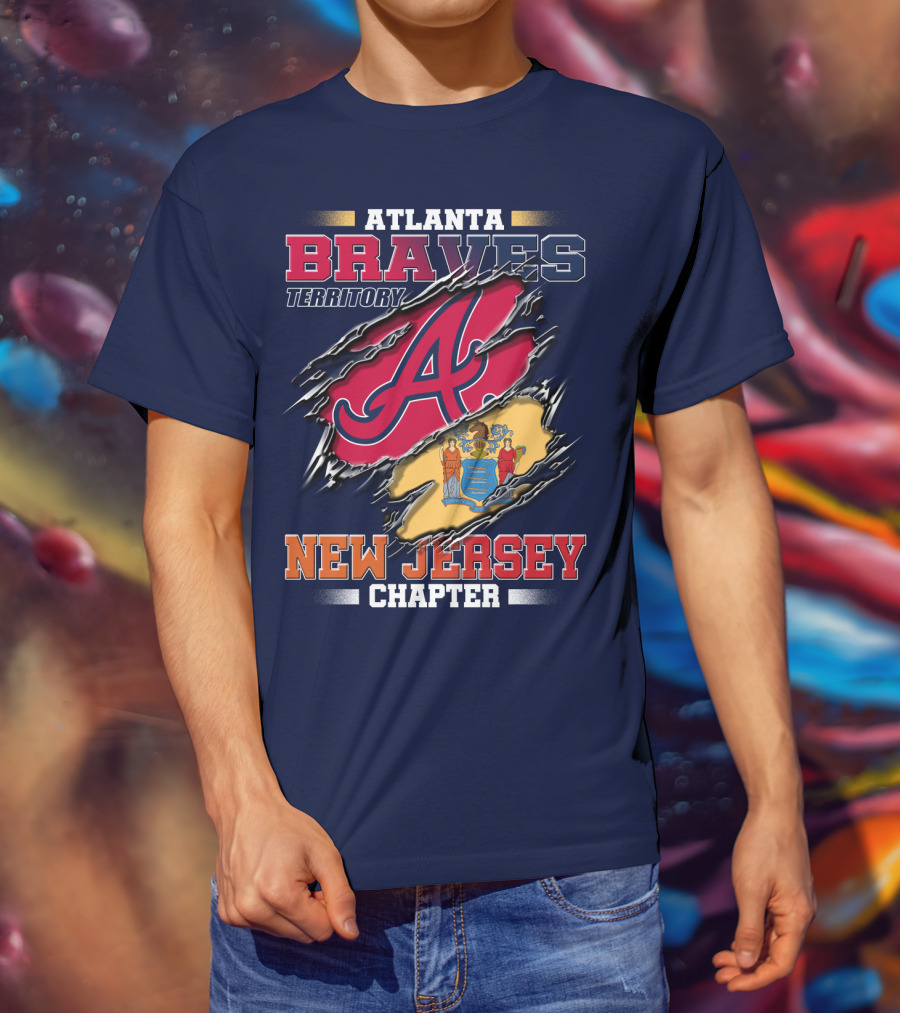 Atlanta Braves Territory New Jersey Chapter T-Shirt