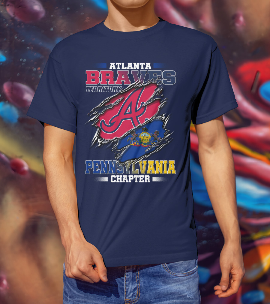 Atlanta Braves Territory Pennsylvania Chapter T-Shirt