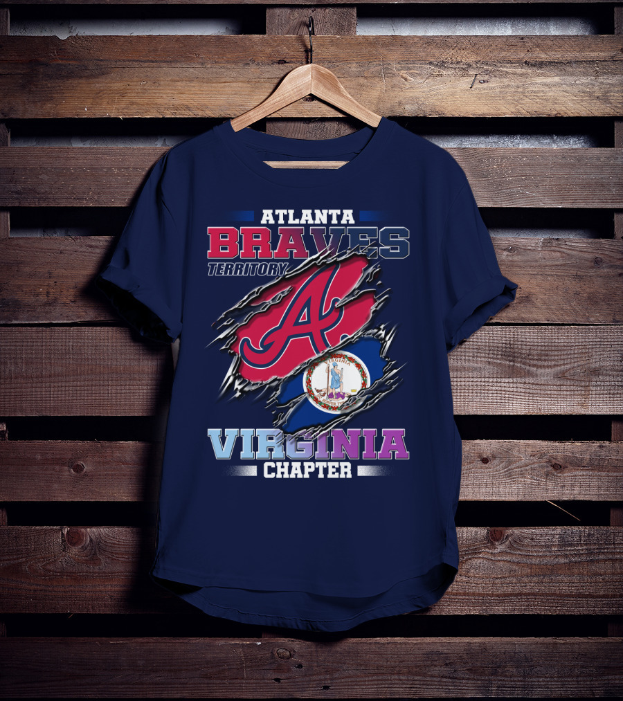 Atlanta Braves Territory Virginia Chapter T-Shirt