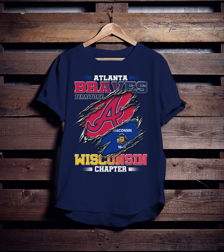 Atlanta Braves Territory Wisconsin Chapter 1848 T-Shirt